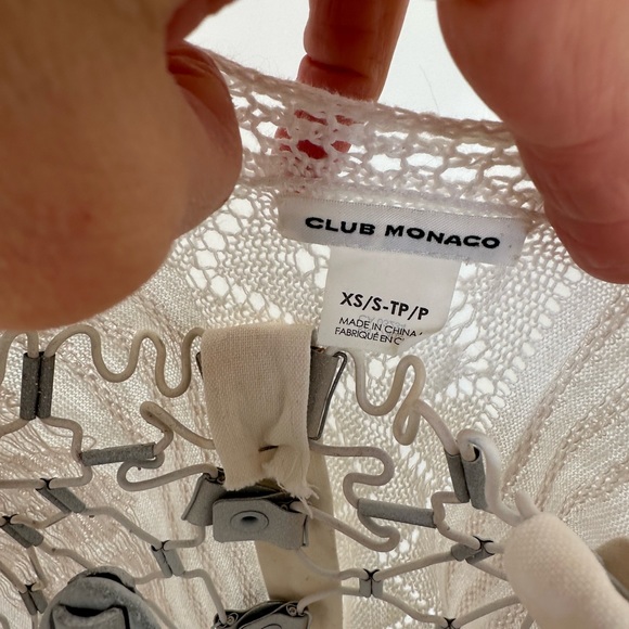 CLUB MONACO Embroidered Knit Poncho/Kimono/Tunic - Picture 9 of 9